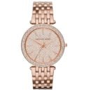 Michael Kors Ladies Darci Rose Gold Pave Watch - MK3439